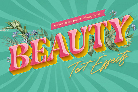 Floral Text Effects