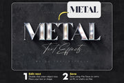 Polished Metal Text Effects