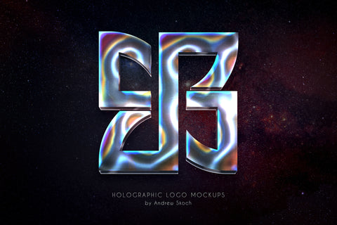 Holographic Logo Mockups