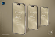 iPhone 15 Pro Max Mockups by Sko4