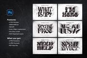 Spray Text Effect