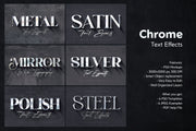 Polished Metal Text Effects