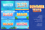 Summer Text Effects