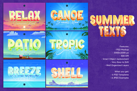 Summer Text Effects