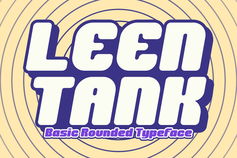 Leentank - Free Rounded Typeface