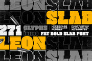 Leon Slab - Fat Bold Slab Font