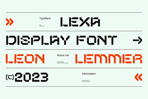 Lexa - Free Font