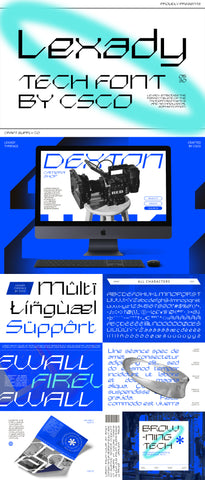 The Future Tech Font Library