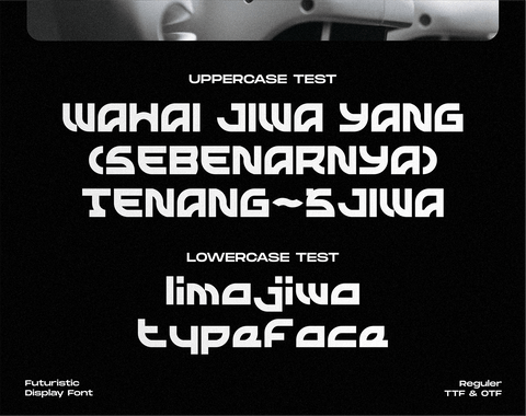 Limajiwa - Free Futuristic Display Font - Pixel Surplus