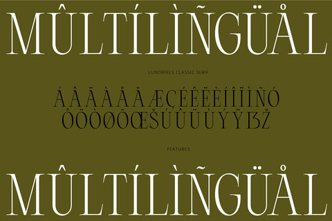 Lunoriels – Classic Serif Font