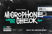 Microphone Check - Marker Type