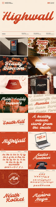 The Cursive Font Collection