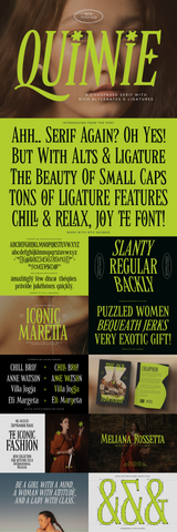The Unique Serif Font Bundle