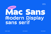 Mac Sans | Modern Display Sans