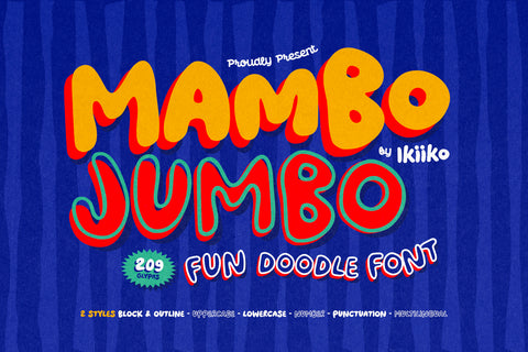 Mambo Jumbo - Fun Doodle Font