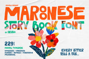 Maroonese - Story Book Font