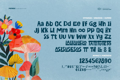 Maroonese - Story Book Font