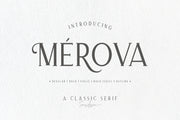 Merova - Classic Serif (5 Fonts) - Pixel Surplus