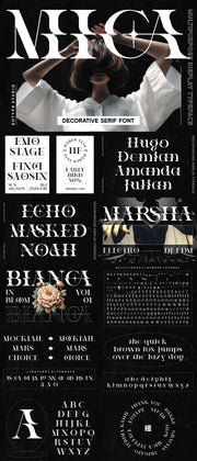 The Eclectic Display Font Bundle