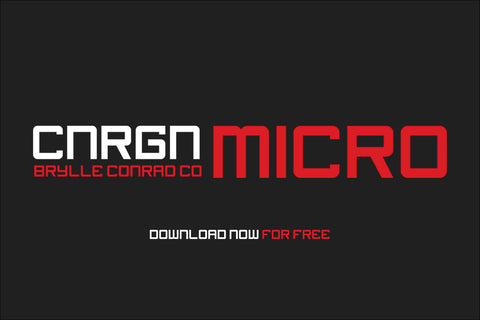CNRGN Micro - Free Font