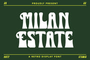 Milan Estate - Free Retro Typeface