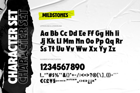 Mildstones - Modern Bold Sans