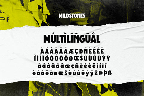 Mildstones - Modern Bold Sans