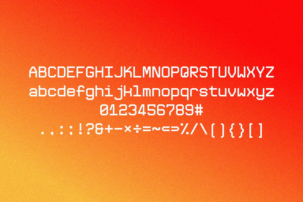 Mission Control - Free Monospace Font – Pixel Surplus