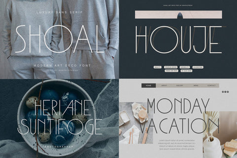 Modern Font Bundle - Clean Sans Font