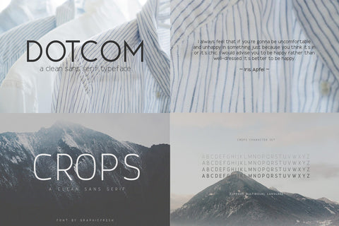 Modern Font Bundle - Clean Sans Font