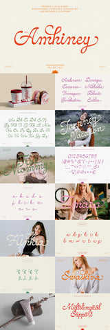 The Cursive Font Collection