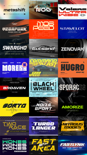 The Need For Speed Font Bundle