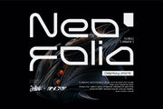 Neofolia - Free Technological Display Font