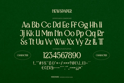 Newspaper - Modern Vintage Sans Serif