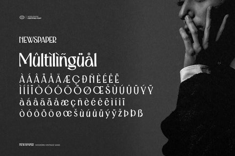 Newspaper - Modern Vintage Sans Serif