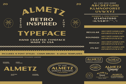 The Vintage Font Bundle