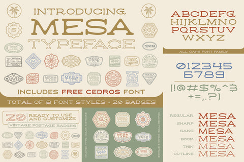 The Vintage Font Bundle