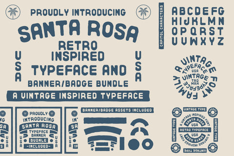 The Vintage Font Bundle