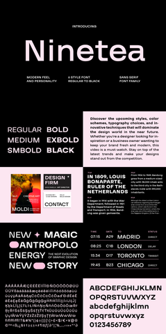 The Diverse Sans Serif Collection