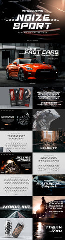 The Need For Speed Font Bundle