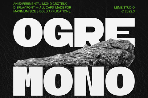 Ogre Mono Grotesk Display