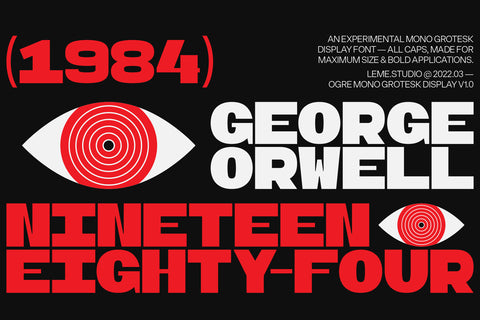 Ogre Mono Grotesk Display