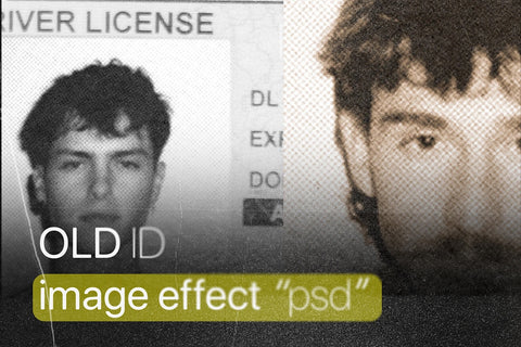 Old ID - Free Photoshop Image Effect PSD