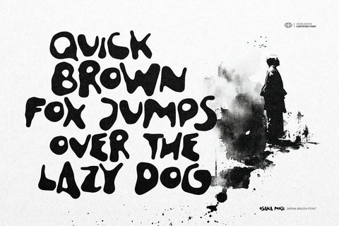 Osaka Moji - Japan Brush Font