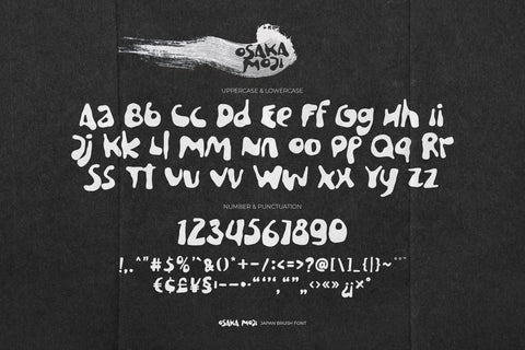 Osaka Moji - Japan Brush Font