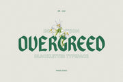 Overgreed - Rounded Blackletter