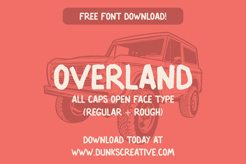 Overland - Free Hand Drawn Font