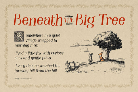 Owlie - Storybook Font