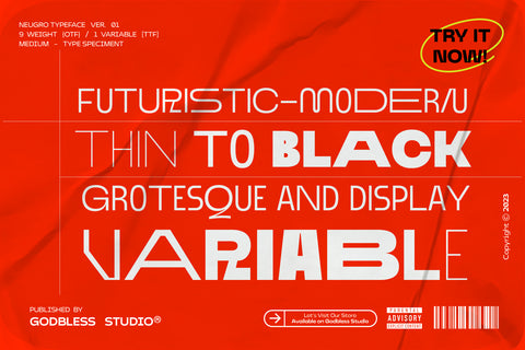 Neugro Typeface