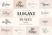 The Elegant Script Font Bundle
